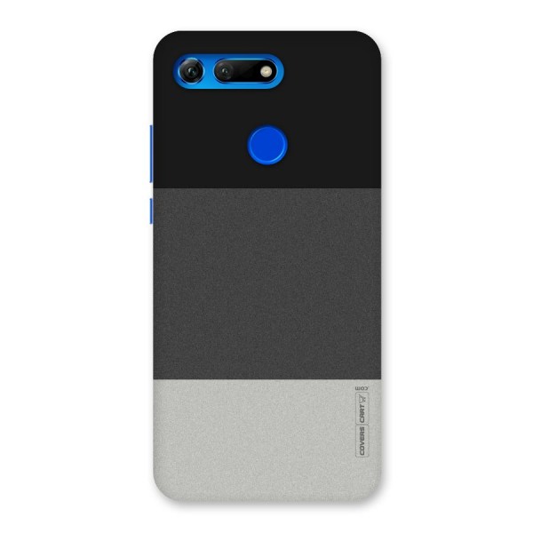 Pastel Black and Grey Back Case for Honor View 20