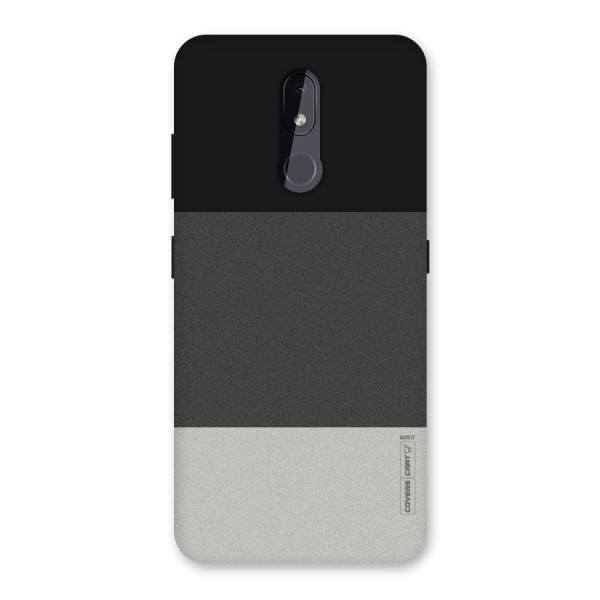 Pastel Black and Grey Back Case for Nokia 3.2