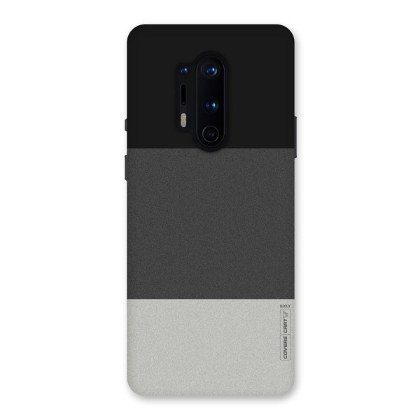 Pastel Black and Grey Back Case for OnePlus 8 Pro