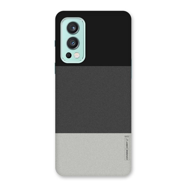 Pastel Black and Grey Back Case for OnePlus Nord 2 5G
