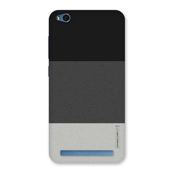 Pastel Black and Grey Back Case for Redmi 5A