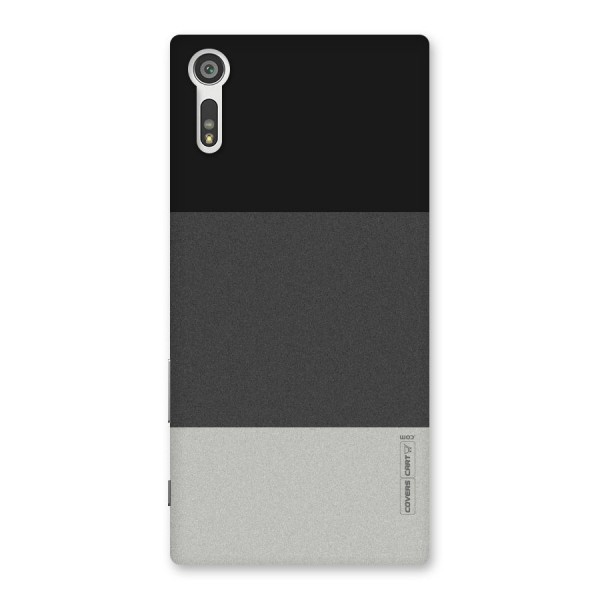 Pastel Black and Grey Back Case for Xperia XZ