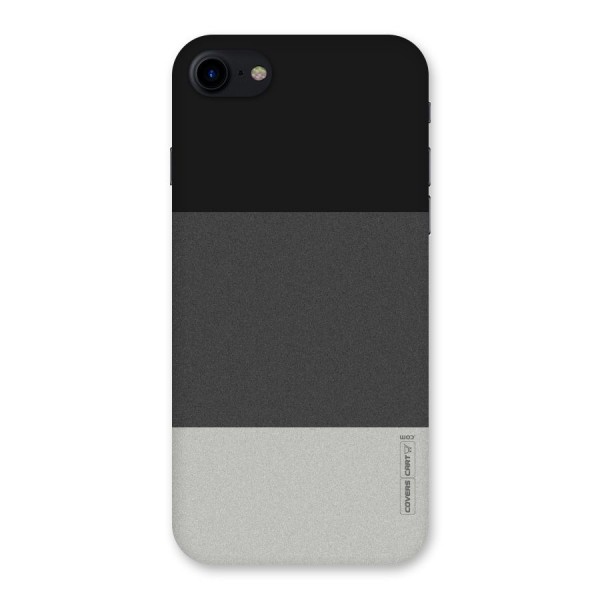 Pastel Black and Grey Back Case for iPhone SE 2020