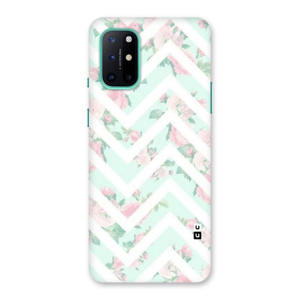 Pastel Floral Zig Zag Back Case for OnePlus 8T