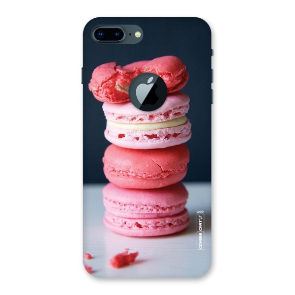 Pastel Macroons Back Case for iPhone 7 Plus Logo Cut
