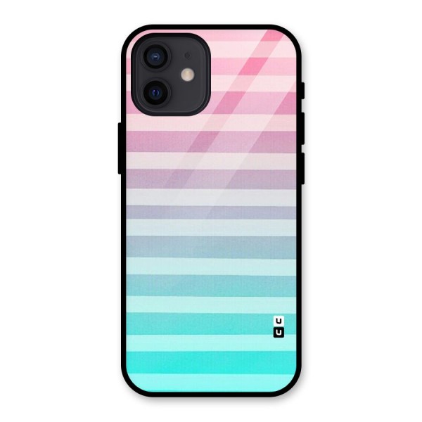 Pastel Ombre Glass Back Case for iPhone 12
