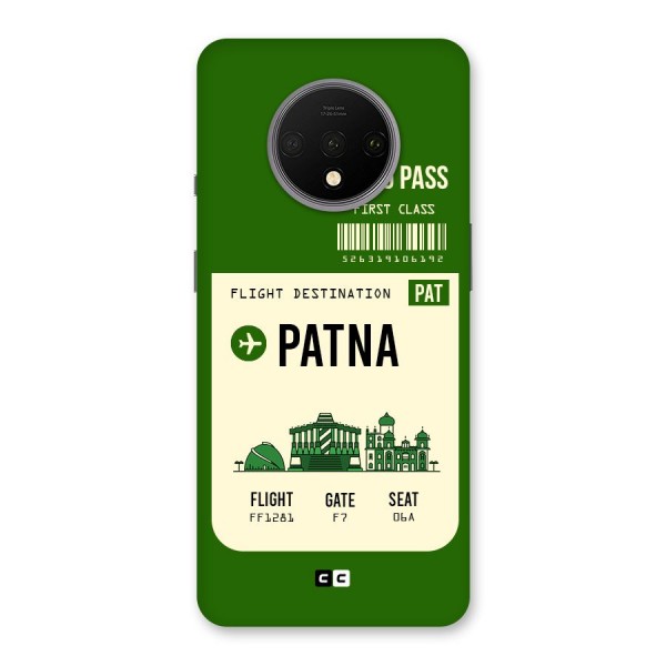 Patna Boarding Pass Back Case for OnePlus 7T