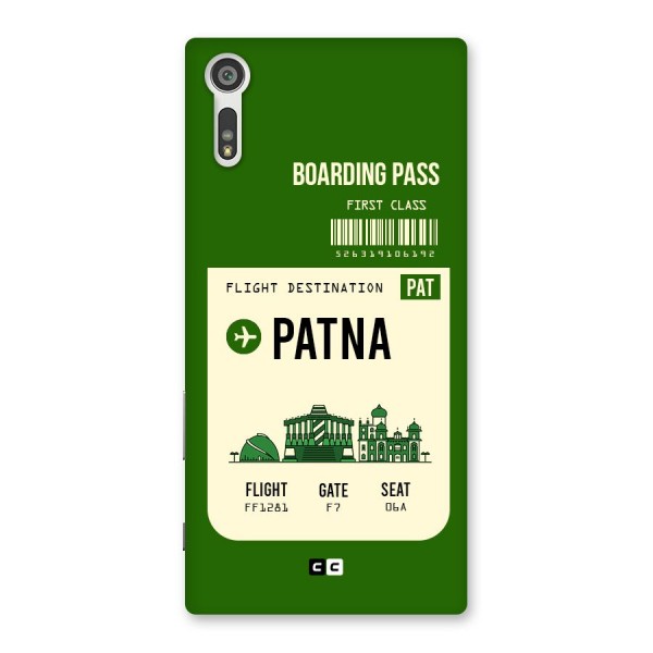 Patna Boarding Pass Back Case for Xperia XZ