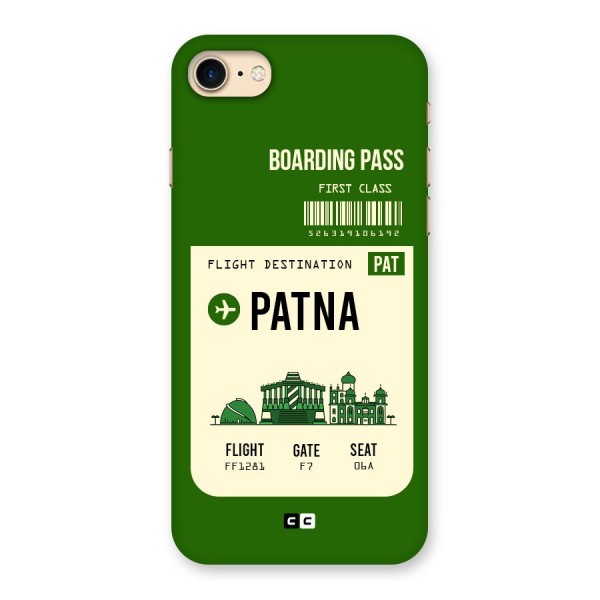 Patna Boarding Pass Back Case for iPhone 7