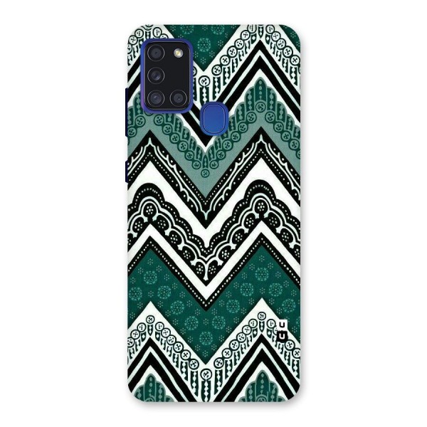 Patterned Chevron Back Case for Galaxy A21s