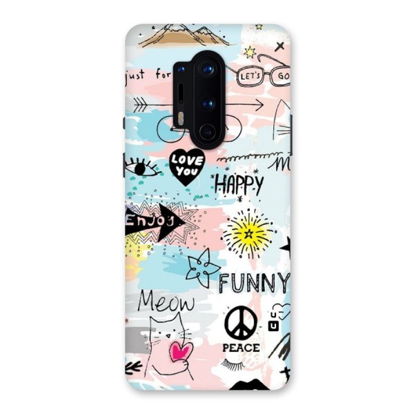 Peace And Funny Back Case for OnePlus 8 Pro