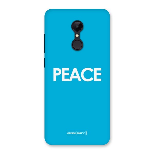Peace Back Case for Redmi 5