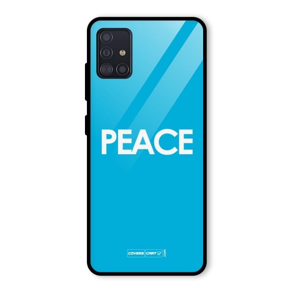 Peace Glass Back Case for Galaxy A51