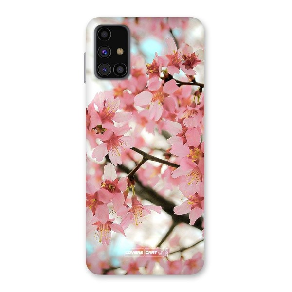 Peach Floral Back Case for Galaxy M31s