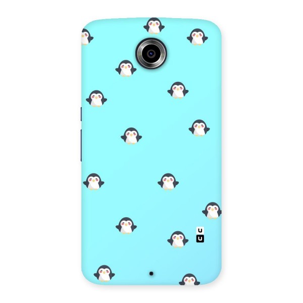 Penguins Pattern Print Back Case for Nexsus 6