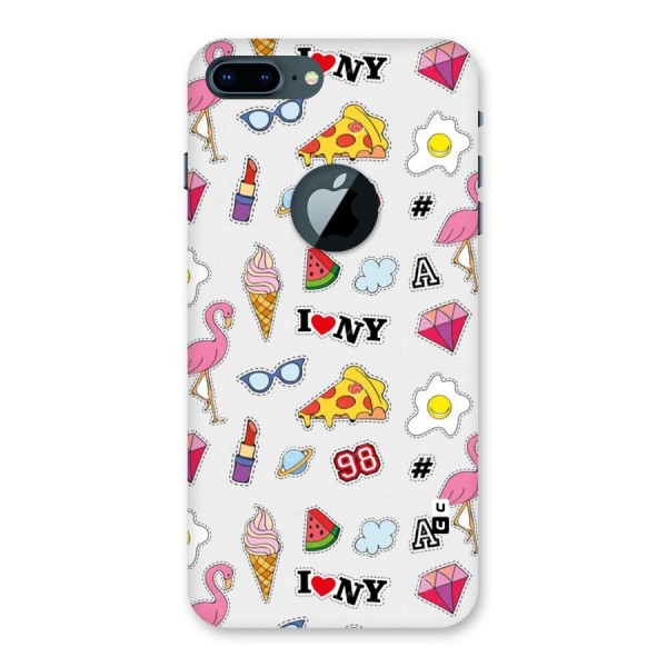 Personnel Quirk Back Case for iPhone 7 Plus Logo Cut