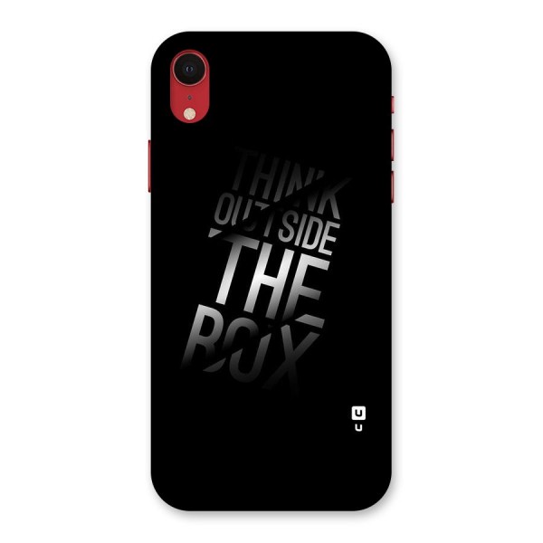Perspective Thinking Back Case for iPhone XR