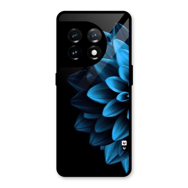 Petals In Blue Glass Back Case for OnePlus 11