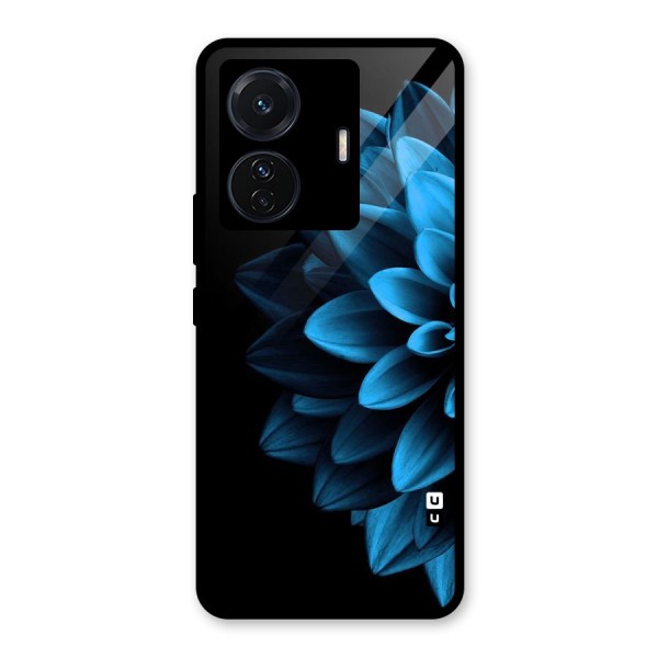 Petals In Blue Glass Back Case for Vivo iQOO Z6 Pro