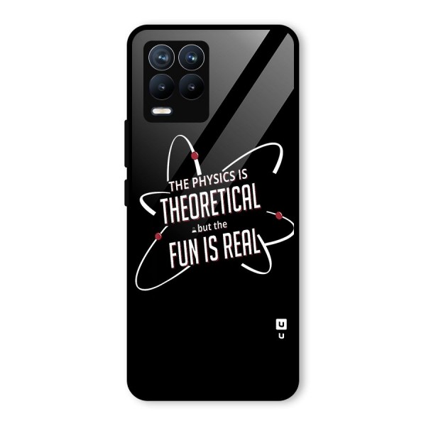 Physics Theoretical Fun Real Glass Back Case for Realme 8