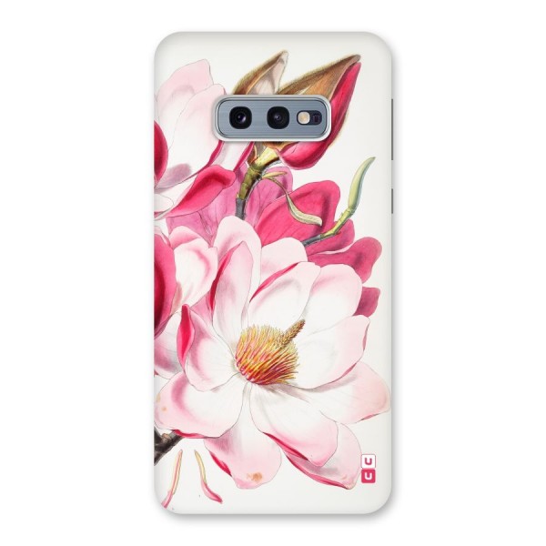 Pink Beautiful Flower Back Case for Galaxy S10e