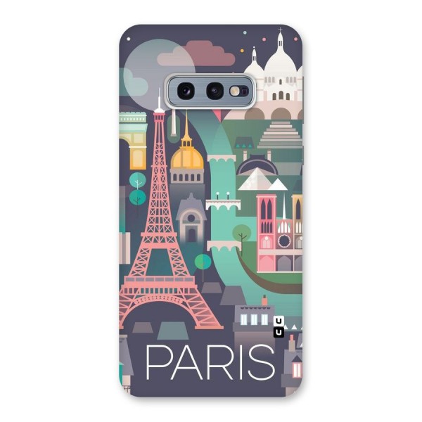 Pink Cute Tower Back Case for Galaxy S10e