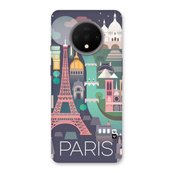 Pink Cute Tower Back Case for OnePlus 7T
