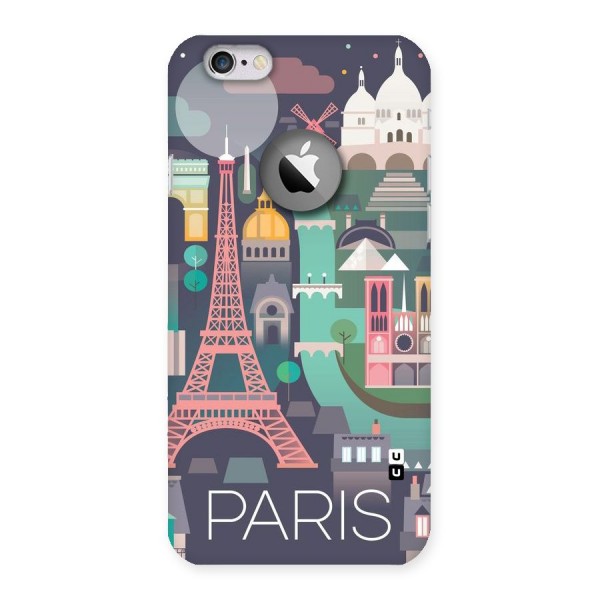 Pink Cute Tower Back Case for iPhone 6 Logo Cut