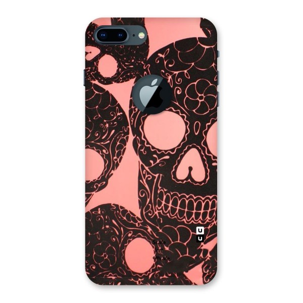 Pink Head Back Case for iPhone 7 Plus Logo Cut