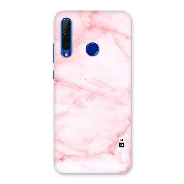Pink Marble Print Back Case for Honor 20i