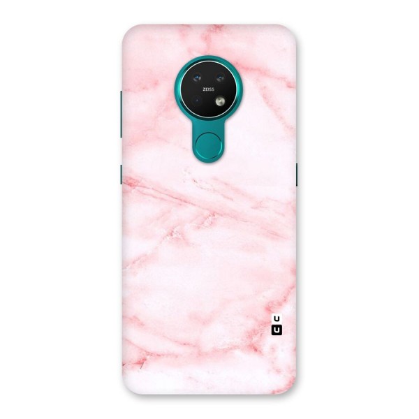 Pink Marble Print Back Case for Nokia 7.2