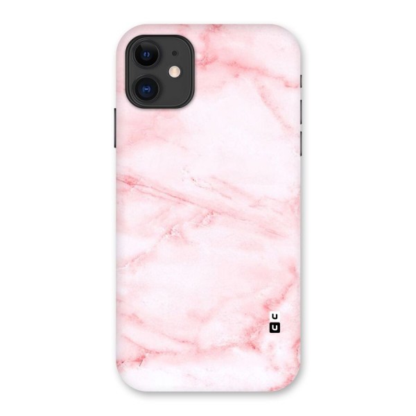 Pink Marble Print Back Case for iPhone 11