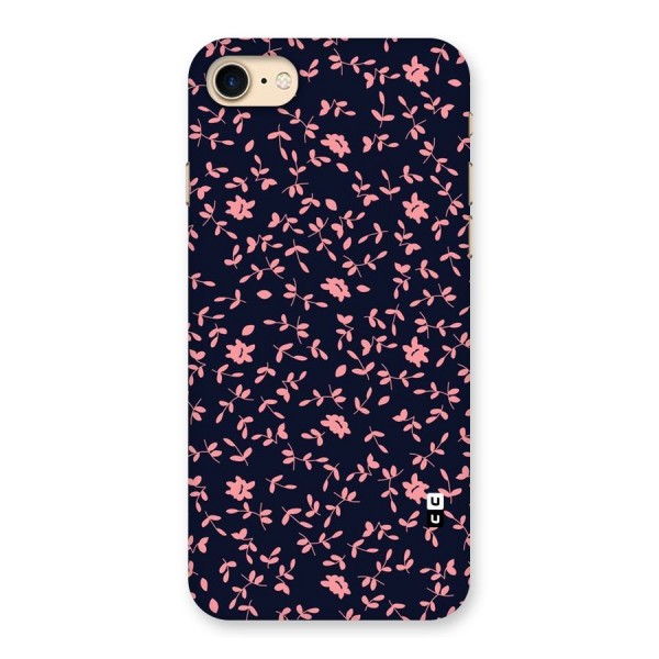 Pink Plant Design Back Case for iPhone 7