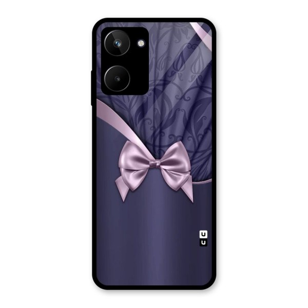 Pink Ribbon Glass Back Case for Realme 10