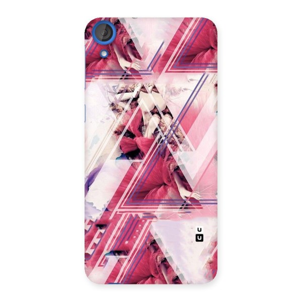 Pink Rose Abstract Back Case for HTC Desire 820s