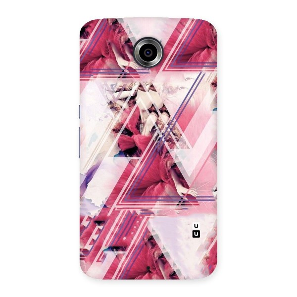 Pink Rose Abstract Back Case for Nexsus 6