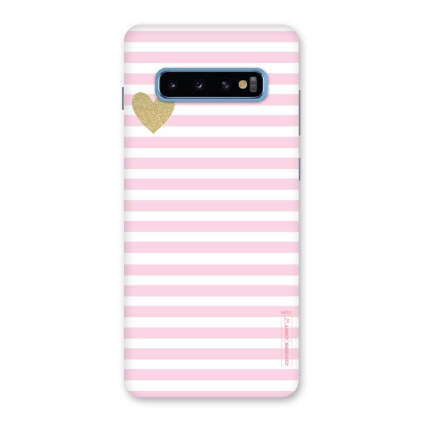 Pink Stripes Back Case for Galaxy S10 Plus