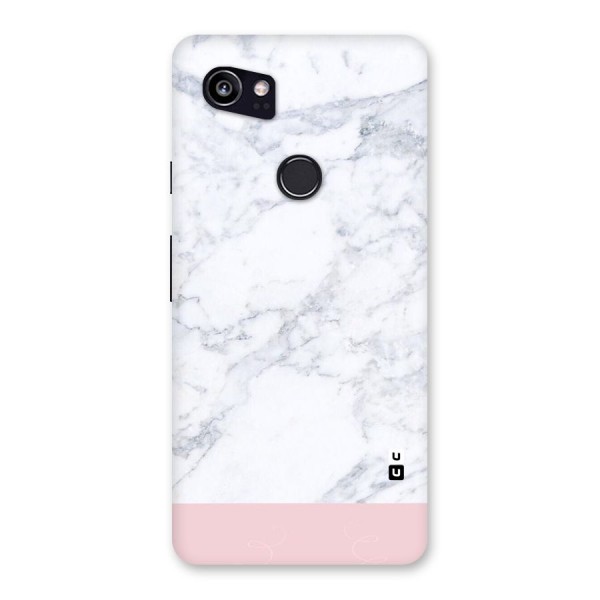 Pink White Merge Marble Back Case for Google Pixel 2 XL