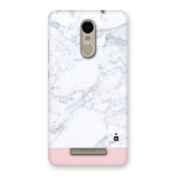 Pink White Merge Marble Back Case for Xiaomi Redmi Note 3