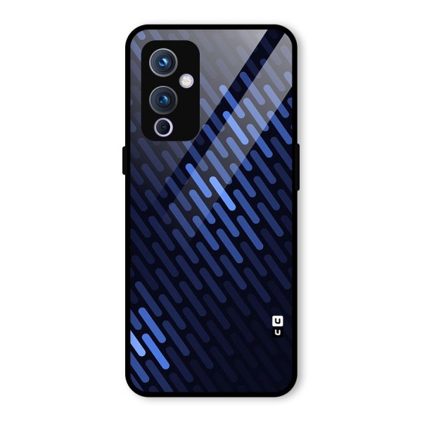 Pipe Shades Pattern Printed Glass Back Case for OnePlus 9