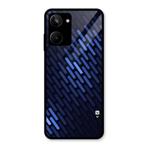 Pipe Shades Pattern Printed Glass Back Case for Realme 10