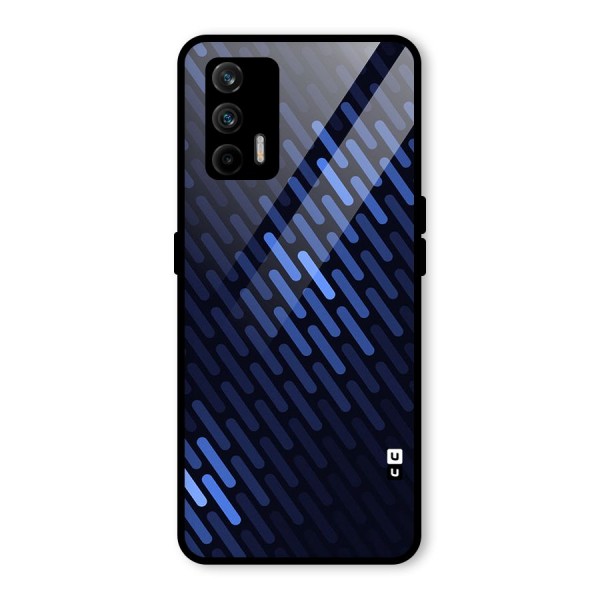 Pipe Shades Pattern Printed Glass Back Case for Realme X7 Max