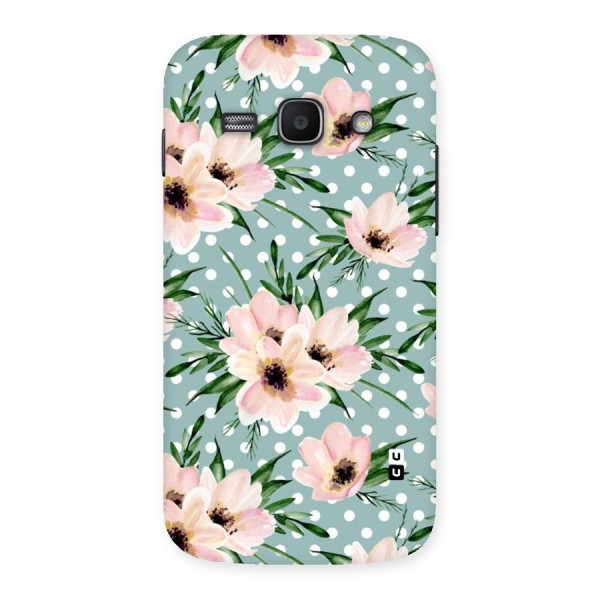 Polka Art Floral Back Case for Galaxy Ace 3