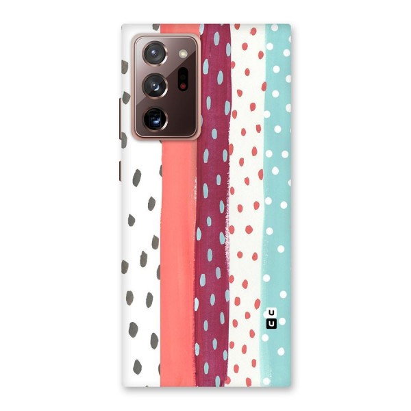 Polka Brush Art Back Case for Galaxy Note 20 Ultra