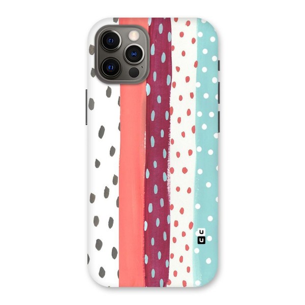 Polka Brush Art Back Case for iPhone 12 Pro