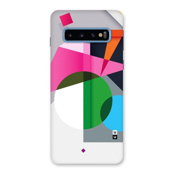 Polygons Cute Pattern Back Case for Galaxy S10
