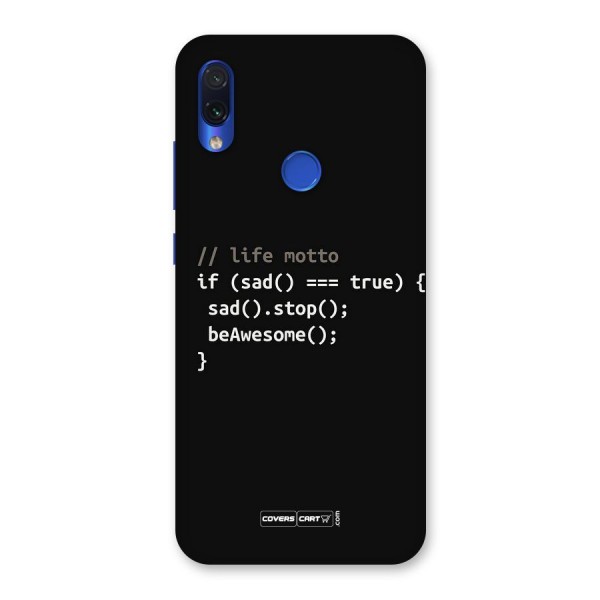 Programmers Life Back Case for Redmi Note 7