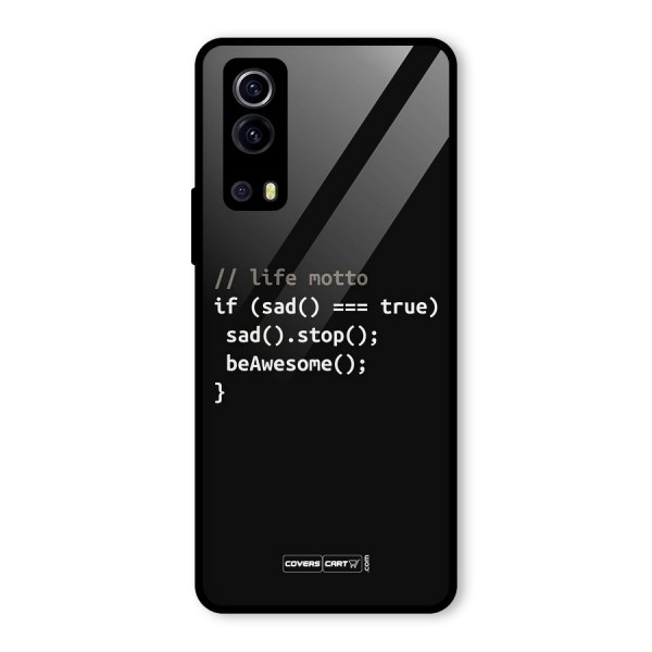 Programmers Life Glass Back Case for Vivo iQOO Z3