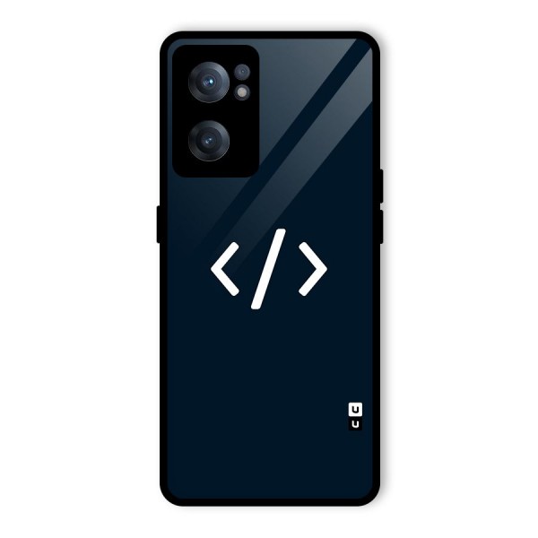 Programmers Style Symbol Glass Back Case for OnePlus Nord CE 2 5G