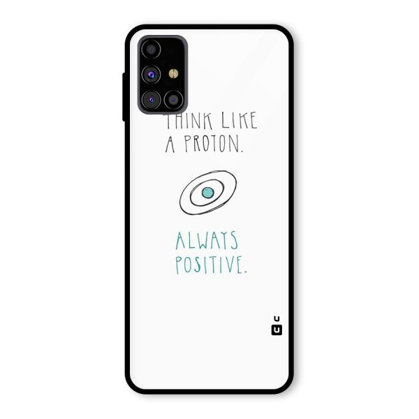 Proton Positive Glass Back Case for Galaxy M31s